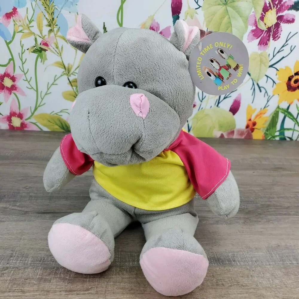 K&K Sales Hippo Plush 17